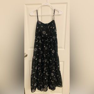 Justify flowy black dress